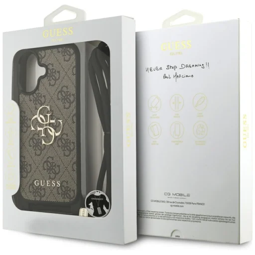  iPhone 17 Brown Guess - Hardcase 4G tok - 7