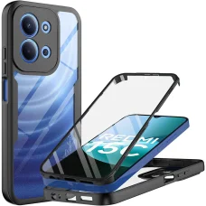 Xiaomi Redmi 15C 4G / Redmi 15C 5G Techsuit - ColorVerse 360 Series + Képernyővédő - Fekete tok