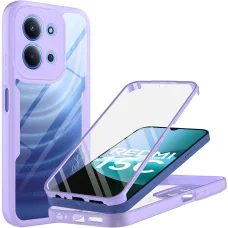 Xiaomi Redmi 15C 4G / Redmi 15C 5G Lila Techsuit - ColorVerse 360 Series + Kijelzővédő tok