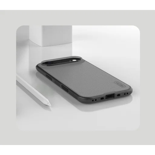  Apple iPhone Air átlátszó fekete Nillkin Super Frosted PRO hátlapi tok - 5