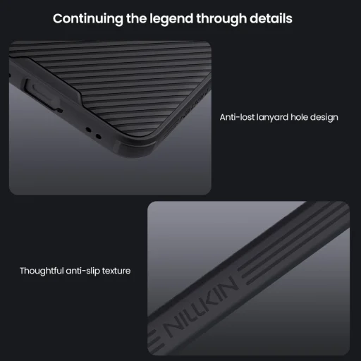  Samsung Galaxy S25 FE fekete Nillkin CamShield PRO Magnetic kemény tok - 7