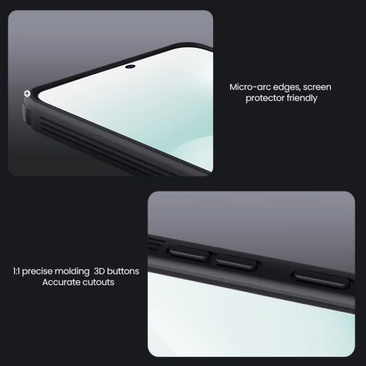  Samsung Galaxy S25 FE fekete Nillkin CamShield PRO Magnetic kemény tok - 8