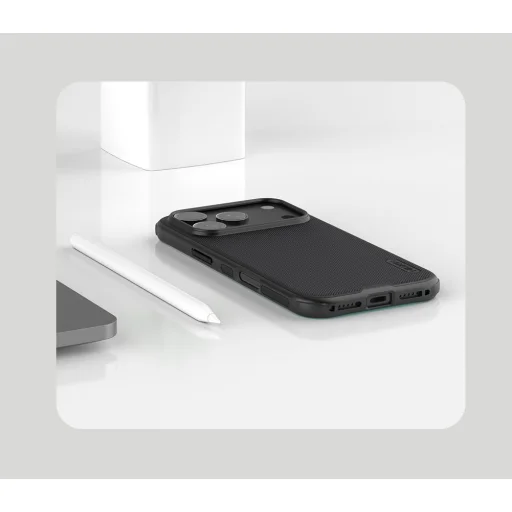  Apple iPhone 17 Pro Max fekete Nillkin Super Frosted PRO hátlap tok - 6