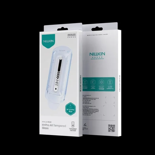  Apple iPhone 17 Pro Max Nillkin Edzett Üveg 0.2mm H+ PRO 2.5D Anti-reflexiós (applikátorral) üvegfólia - 6