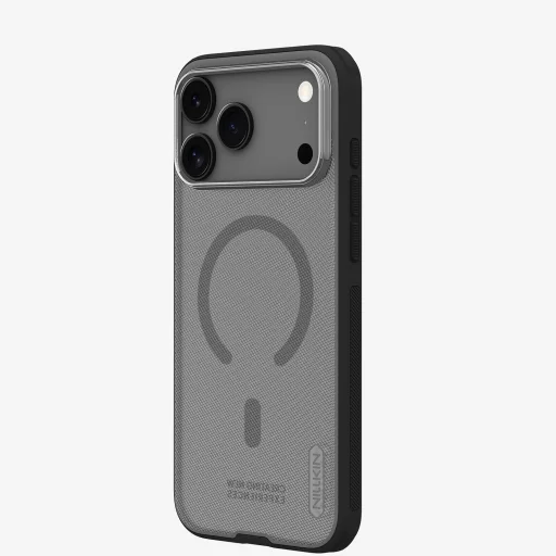  Apple iPhone 17 Pro Max Átlátszó Fekete Nillkin Super Frosted PRO Mágneses Tok - 2