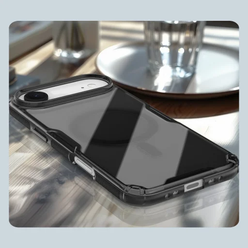  Apple iPhone 17 Air Átlátszó Fekete Nillkin Nature TPU PRO Mágneses tok - 8