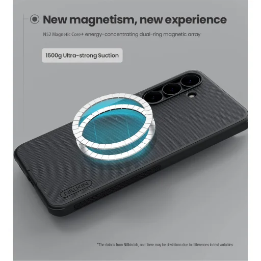  Samsung Galaxy S25 FE Fekete Nillkin Super Frosted PRO Mágneses Hátlap Tok - 3