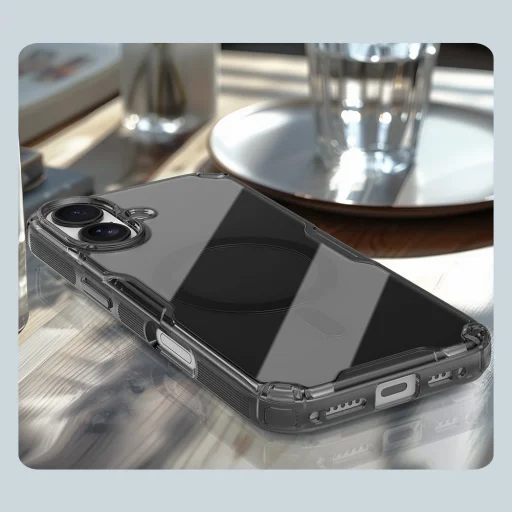  Apple iPhone 17 Transparent Black Nillkin Nature TPU PRO Mágneses tok - 8