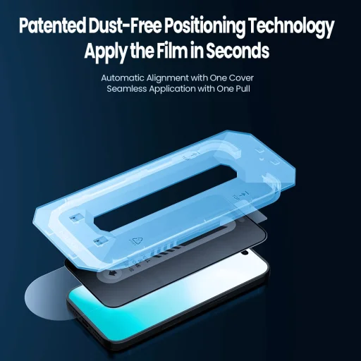  iPhone 17 Fekete Nillkin Edzett Üveg 0.25mm Guardian 2.5D (applikátorral) üvegfólia - 2