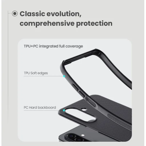  Samsung Galaxy A17 5G Fekete Nillkin Super Frosted PRO telefontok - 4