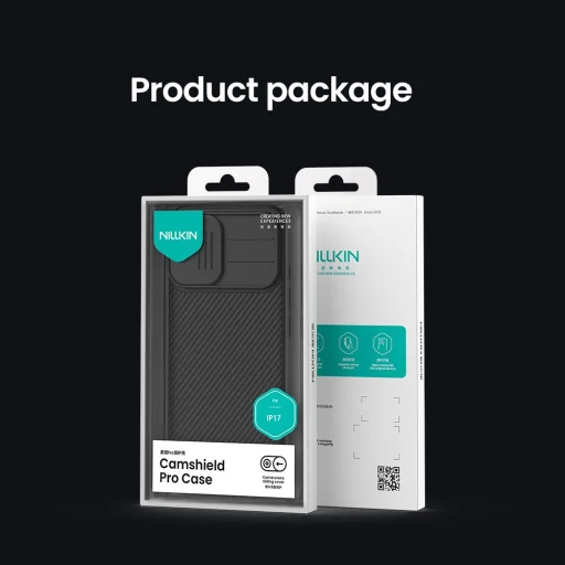  Apple iPhone 17 kék Nillkin CamShield PRO tok - 9