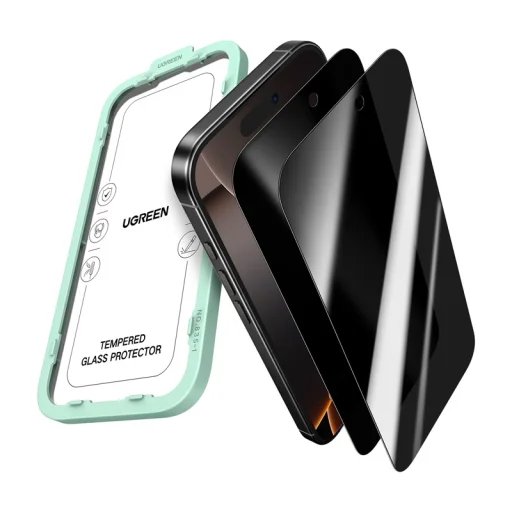 Privacy Tempered Glass Ugreen SP1154 for iPhone 17 Air (2 pcs.) - 1
