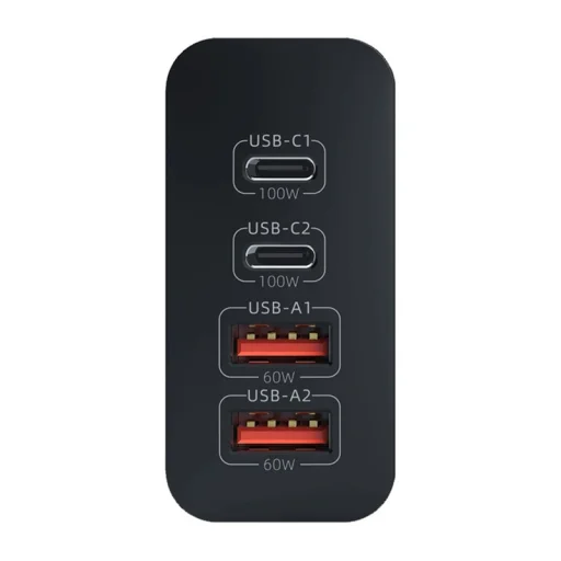 BlitzWolf BW-S29 120W hálózati töltő (fekete) - 3