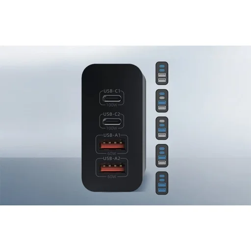 BlitzWolf BW-S29 120W hálózati töltő (fekete) - 6