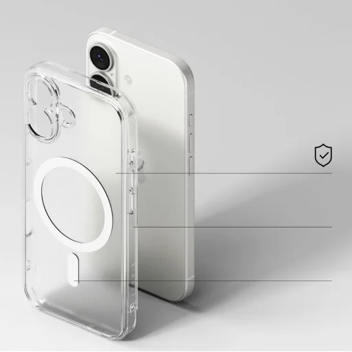 iPhone 17 Ringke Fusion Magsafe Mágneses Matt Átlátszó tok - 4