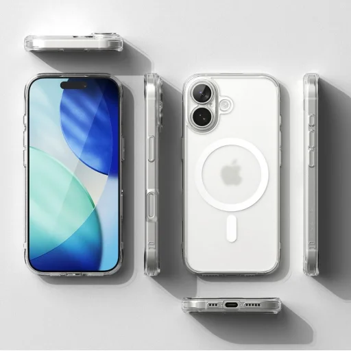 iPhone 17 Ringke Fusion Magsafe Mágneses Matt Átlátszó tok - 5