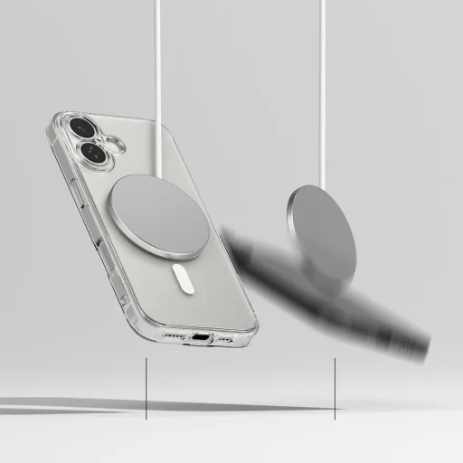 iPhone 17 Ringke Fusion Magsafe Mágneses Matt Átlátszó tok - 6