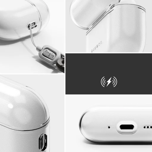 Apple AirPods Pro 3 átlátszó tok - 3