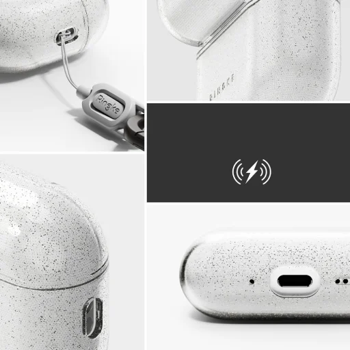 Apple AirPods Pro 3 Glitter Clear tok Ringke - 3