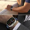 Apple Watch 8 / 9 / 10 / 11 / SE / Ultra (44 / 45 / 46 / 49 mm) Tech-protect Iconband Line fekete/sötétkék thumbnail