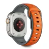 Apple Watch 8 / 9 / 10 / 11 / SE / Ultra (44 / 45 / 46 / 49 mm) Tech-Protect Iconband Line Szürke/Narancs thumbnail