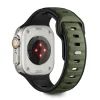 Apple Watch 8 / 9 / 10 / 11 / SE / Ultra (44 / 45 / 46 / 49 mm) Tech-protect Iconband Line fekete/zöld thumbnail