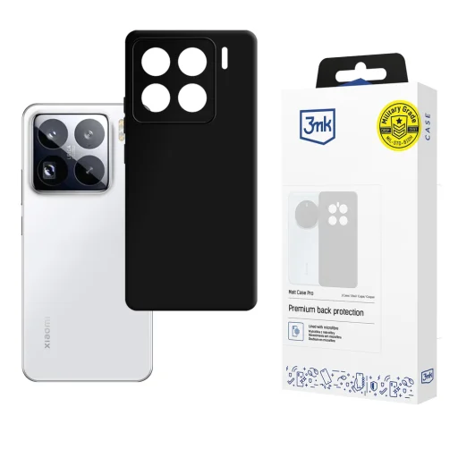 3mk Matt Case Pro Xiaomi 15 Pro tok - matt fekete - 1