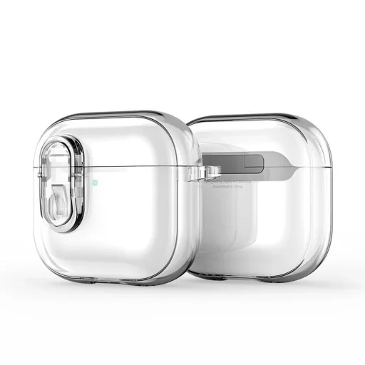 AirPods 4 DUX DUCIS PECL TPU+PC védőtok fekete - 1