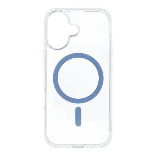 iPhone 17 világoskék tok Drop Glue Színes Gyűrű Mágneses tok kompatibilis MagSafe-fel - 5