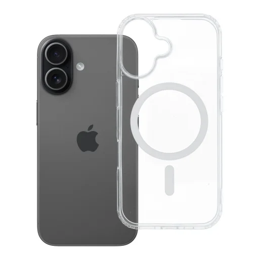 iPhone 17 biele Magic puzdro s farebným krúžkom - 5