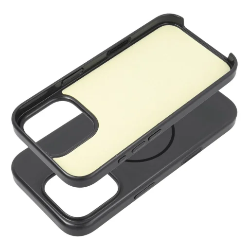 Prémium Fényes Mag Tok, MagSafe kompatibilis, Kamera Vezérlőgombbal iPhone 16 Plus fekete tok - 2