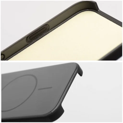 Prémium Fényes Mag Tok, MagSafe kompatibilis, Kamera Vezérlőgombbal iPhone 16 Plus fekete tok - 6