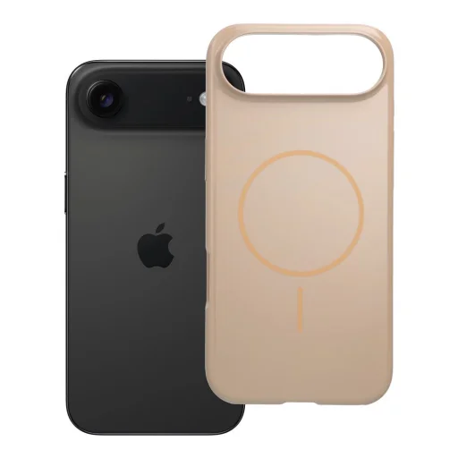 Kryt na iPhone 17 Air Fényes Mag Cover, kompatibilný s MagSafe, v púštnej zlatej farbe - 7