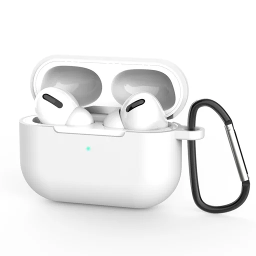 AirPods Pro 3 Fehér Techsuit - Szilikontok, Sima Ultrathin Anyagból tok - 1