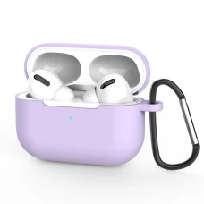 AirPods Pro 3 Techsuit Szilikon tok, Sima ultravékony anyag - Lila