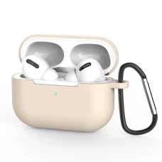 AirPods Pro 3 Krémszínű Techsuit - Szilikon tok, Simább Ultravékony Anyagból
