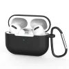 AirPods Pro 3 Fekete Techsuit Szilikon Tok, Sima Ultravékony Anyagból tok