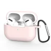 AirPods Pro 3 Rózsaszín Techsuit Szilikon Tok, Sima Ultravékony Anyagból tok