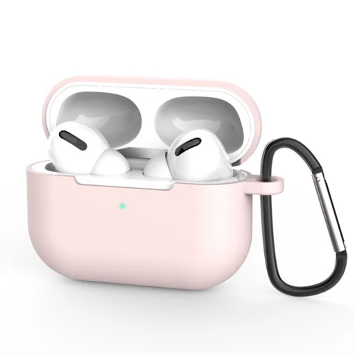 AirPods Pro 3 Rózsaszín Techsuit Szilikon Tok, Sima Ultravékony Anyagból tok - 1