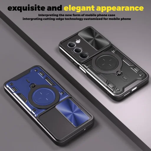 Xiaomi Redmi 15 4G / Redmi 15 5G Techsuit CamGuard Pro - Kék tok - 6