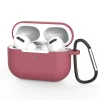 AirPods Pro 3 Silicone Case - Techsuit - Sima Ultrathin Anyag - Bordeaux tok