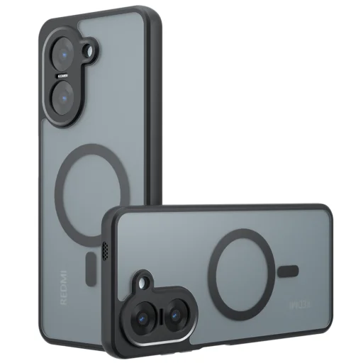 Xiaomi Redmi A5 4G (Standard) Frosted Black Techsuit - PureFrost MagSafe tok - 1