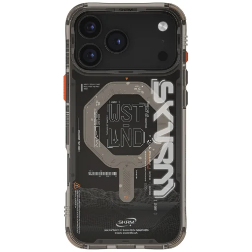 iPhone 17 Pro Max Skinarma Sonix mágneses töltős kő színű tok - 3