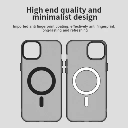 Techsuit - CandyCase MagSafe - iPhone 15 - Fekete tok - 5