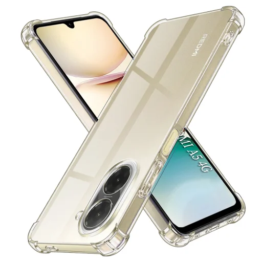 Xiaomi Redmi A5 4G (Regional) Techsuit - Shockproof Clear Silicone - Átlátszó tok - 1