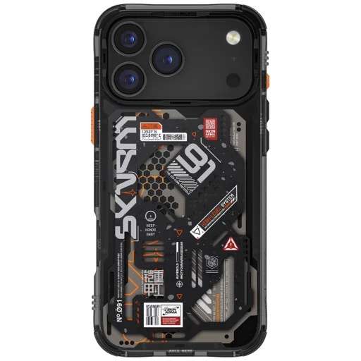 iPhone 17 Pro Max Skinarma Spectra mágneses töltő fekete tok - 3