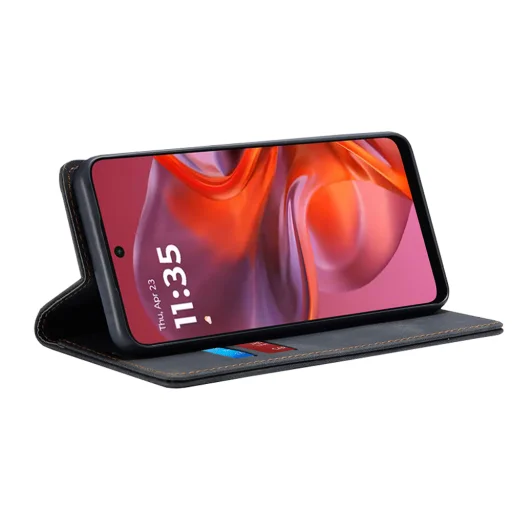 Motorola Moto G05 / E15 Techsuit Confy Cover - Fekete tok - 2