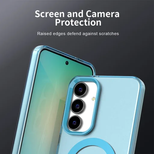 Samsung Galaxy S25 FE Blue Techsuit - CandyCase MagSafe tok - 5