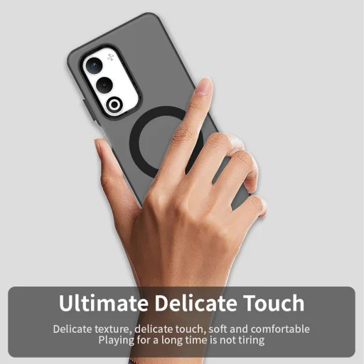 Oppo A5 4G Techsuit - CandyCase MagSafe - Fekete tok - 6