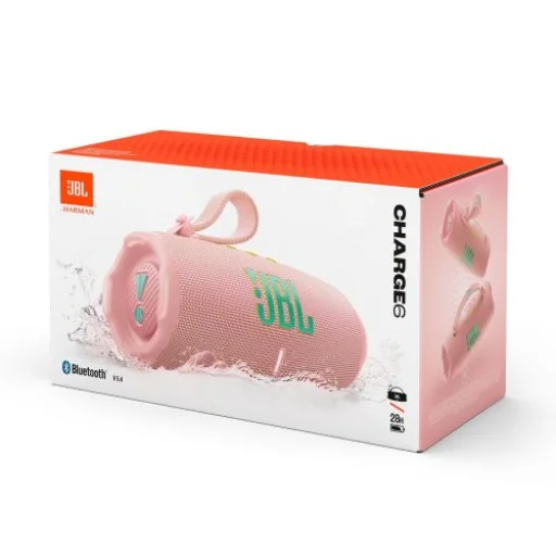 JBL Charge 6 Bluetooth Wireless Speaker Pink EU - 1
